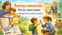 Тьютор в инклюзии: кто он, зачем нужен и почему это не «няня в школе»